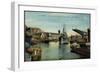 Brest, Grand Pont Ouvert, Kriegsschiff Edgar Quinet-null-Framed Giclee Print