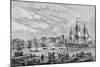 Brest in 1791, Engraved by Le Breton, from 'Histoire De La Revolution Francaise' by Louis Blanc…-null-Mounted Giclee Print