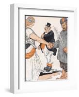 Brest-Litovsk Treaty-Arnold Johnson-Framed Art Print