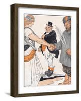 Brest-Litovsk Treaty-Arnold Johnson-Framed Art Print