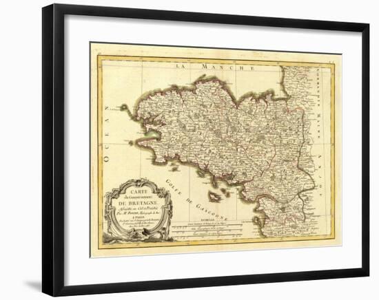 Bretagne, c.1786-Rigobert Bonne-Framed Art Print