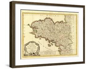 Bretagne, c.1786-Rigobert Bonne-Framed Art Print