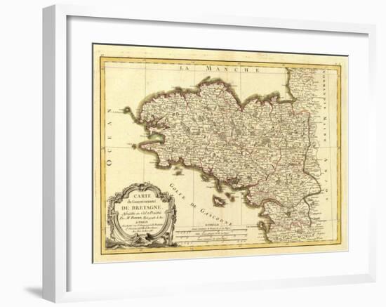 Bretagne, c.1786-Rigobert Bonne-Framed Art Print