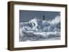 Bretagne Ocean Waves over the Lighthouse-Philippe Manguin-Framed Photographic Print