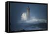 Bretagne, Overcome by Waves-Philippe Manguin-Framed Stretched Canvas