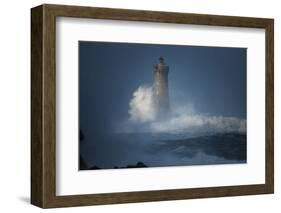 Bretagne, Overcome by Waves-Philippe Manguin-Framed Photographic Print