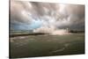 Bretagne, Sea Wall-Philippe Manguin-Stretched Canvas