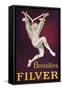 'Bretelles Filver - French Poster', c1926-Jean D'Ylen-Framed Stretched Canvas