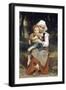 Breton Brother and Sister-William Adolphe Bouguereau-Framed Art Print