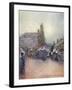 Breton Fair, in the Rain-Mortimer Menpes-Framed Art Print