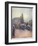 Breton Fair, in the Rain-Mortimer Menpes-Framed Art Print