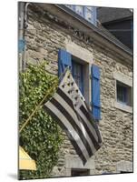 Breton Flag in the Old Walled Town of Concarneau, Southern Finistere, Brittany, France, Europe-Amanda Hall-Mounted Photographic Print