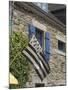 Breton Flag in the Old Walled Town of Concarneau, Southern Finistere, Brittany, France, Europe-Amanda Hall-Mounted Photographic Print