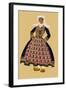Breton Girl with Wooden Clogs-Elizabeth Whitney Moffat-Framed Art Print