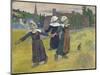 Breton Girls Dancing, Pont-Aven, 1888-Paul Gauguin-Mounted Giclee Print