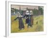 Breton Girls Dancing, Pont-Aven, 1888-Paul Gauguin-Framed Giclee Print