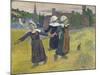 Breton Girls Dancing, Pont-Aven, 1888-Paul Gauguin-Mounted Giclee Print