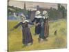 Breton Girls Dancing, Pont-Aven, 1888-Paul Gauguin-Stretched Canvas
