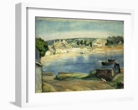 Breton Landscape at Miget-Henri Lebasque-Framed Giclee Print