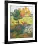 Breton Landscape-Paul Gauguin-Framed Premium Giclee Print