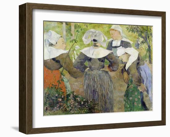 Breton Peasant Women (Les Quatre Bretonnes), 1886-Paul Gauguin-Framed Giclee Print