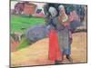 Breton Peasants, 1894-Paul Gauguin-Mounted Giclee Print