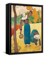 Breton Peasants, C.1889-Emile Bernard-Framed Stretched Canvas