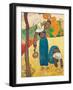 Breton Peasants, C.1889-Emile Bernard-Framed Giclee Print