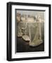 Breton Port by Moonlight; Port Breton Au Clair De Lune-Henri Eugene Augustin Le Sidaner-Framed Giclee Print