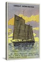 Breton Sardine Fishing Boat, Mid 19th Century-null-Stretched Canvas