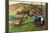 Breton Shepherd-Paul Gauguin-Mounted Art Print