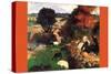 Breton Shepherds-Paul Gauguin-Stretched Canvas