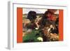 Breton Shepherds-Paul Gauguin-Framed Art Print