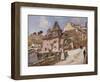 Breton Town Scene-Jean Francois Raffaelli-Framed Giclee Print