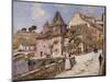 Breton Town Scene-Jean Francois Raffaelli-Mounted Giclee Print