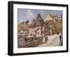 Breton Town Scene-Jean Francois Raffaelli-Framed Giclee Print