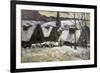 Breton Village in Snow-Paul Gauguin-Framed Premium Giclee Print