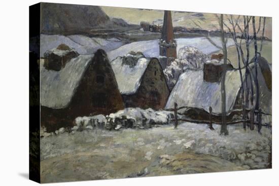 Breton Village in Winter, 1894-Paul Gauguin-Stretched Canvas