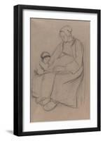 Breton Woman and Child-Arthur Studd-Framed Giclee Print