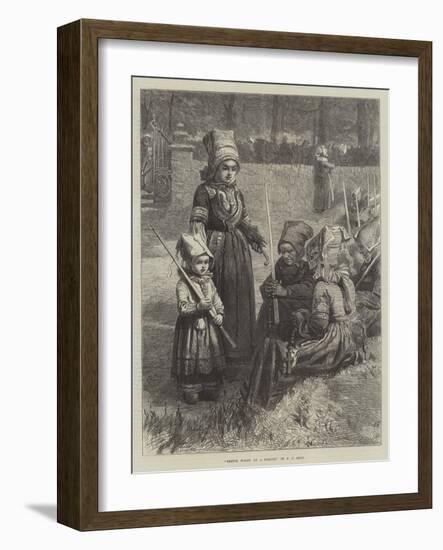 Breton Women at a Pardon-Frederick John Skill-Framed Giclee Print