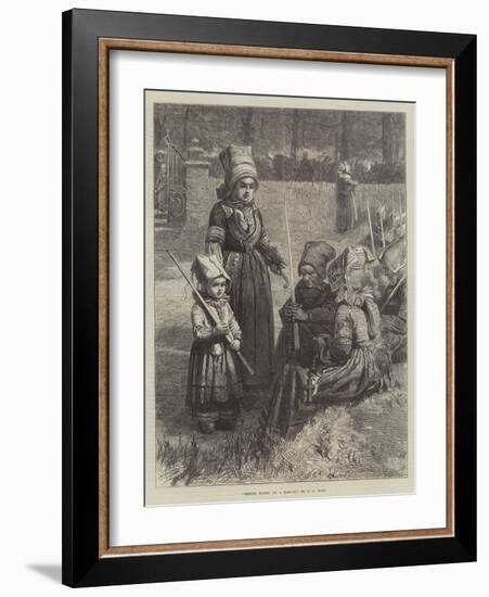 Breton Women at a Pardon-Frederick John Skill-Framed Giclee Print