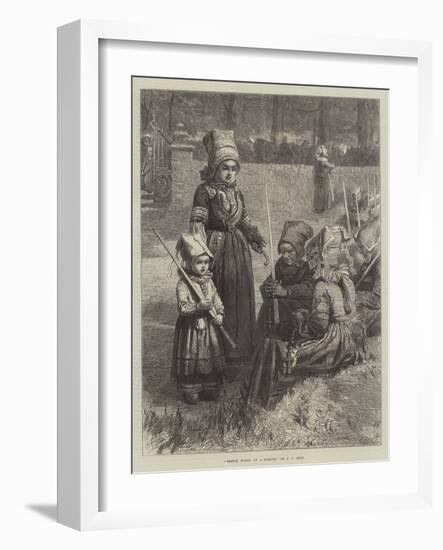 Breton Women at a Pardon-Frederick John Skill-Framed Giclee Print