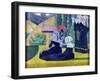 Breton Women in the Shade, 1892-Emile Bernard-Framed Giclee Print