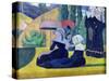 Breton Women in the Shade, 1892-Emile Bernard-Stretched Canvas