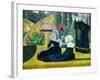 Breton Women with Parasols-Emile Bernard-Framed Art Print