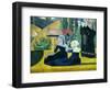 Breton Women with Parasols-Emile Bernard-Framed Art Print