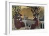 Breton Women-Maurice Denis-Framed Art Print