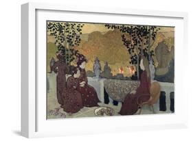 Breton Women-Maurice Denis-Framed Art Print