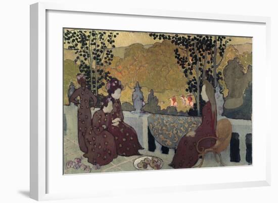 Breton Women-Maurice Denis-Framed Art Print