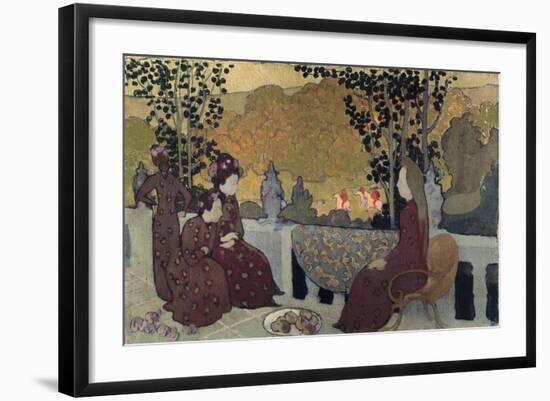 Breton Women-Maurice Denis-Framed Art Print